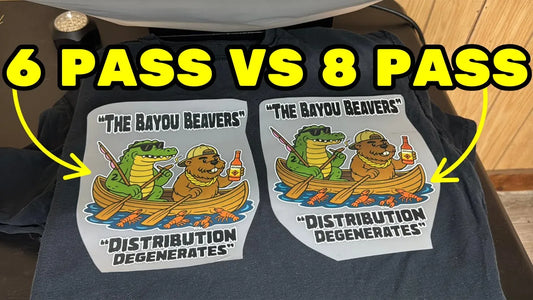 š„ 6-Pass vs. 8-Pass DTF Transfers: Side-by-Side Print Comparison Explained
