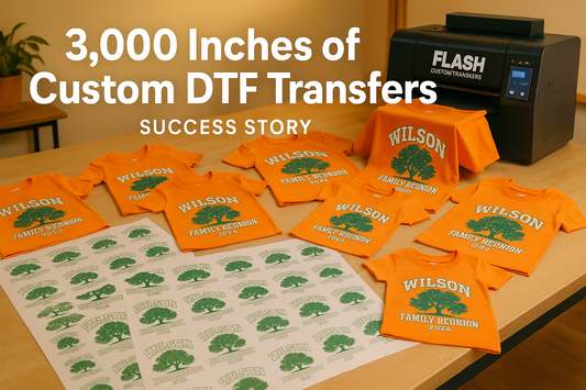 3,000 Inches of Custom DTF Transfers: How We Helped Create the Perfect Family Reunion