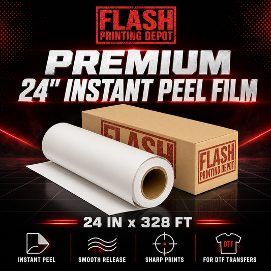 24in x 328ft DTF Instant Peel Film – Premium Direct to Film Transfer Film