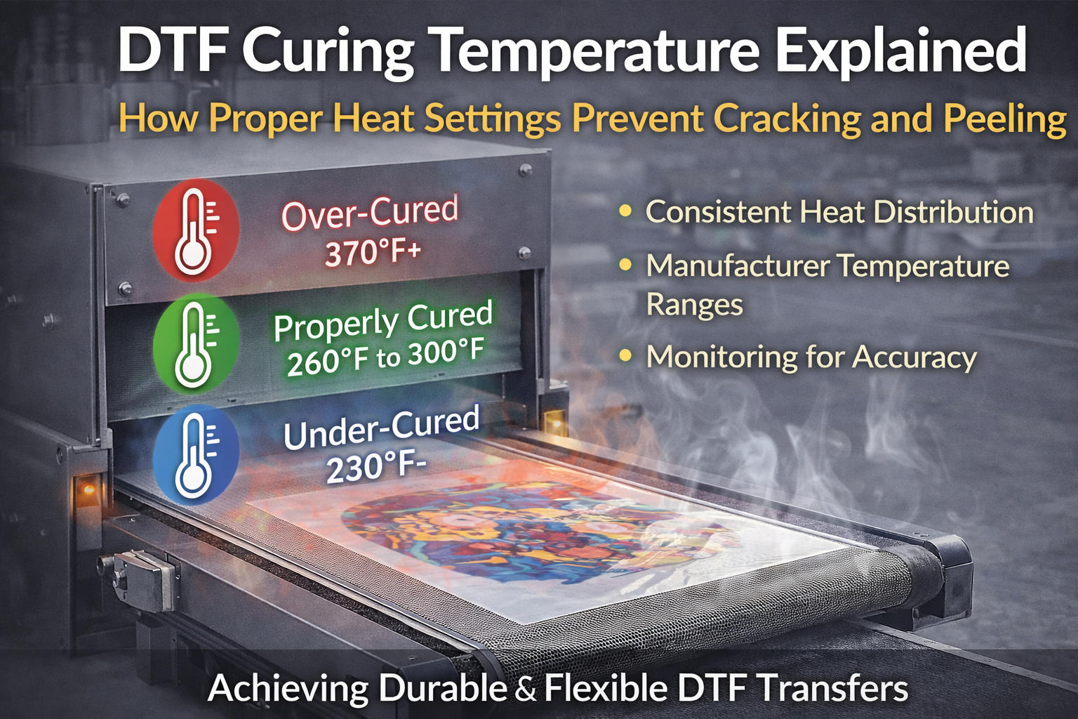 DTF Curing Temperature Explained | Prevent Cracking & Peeling – Flash ...