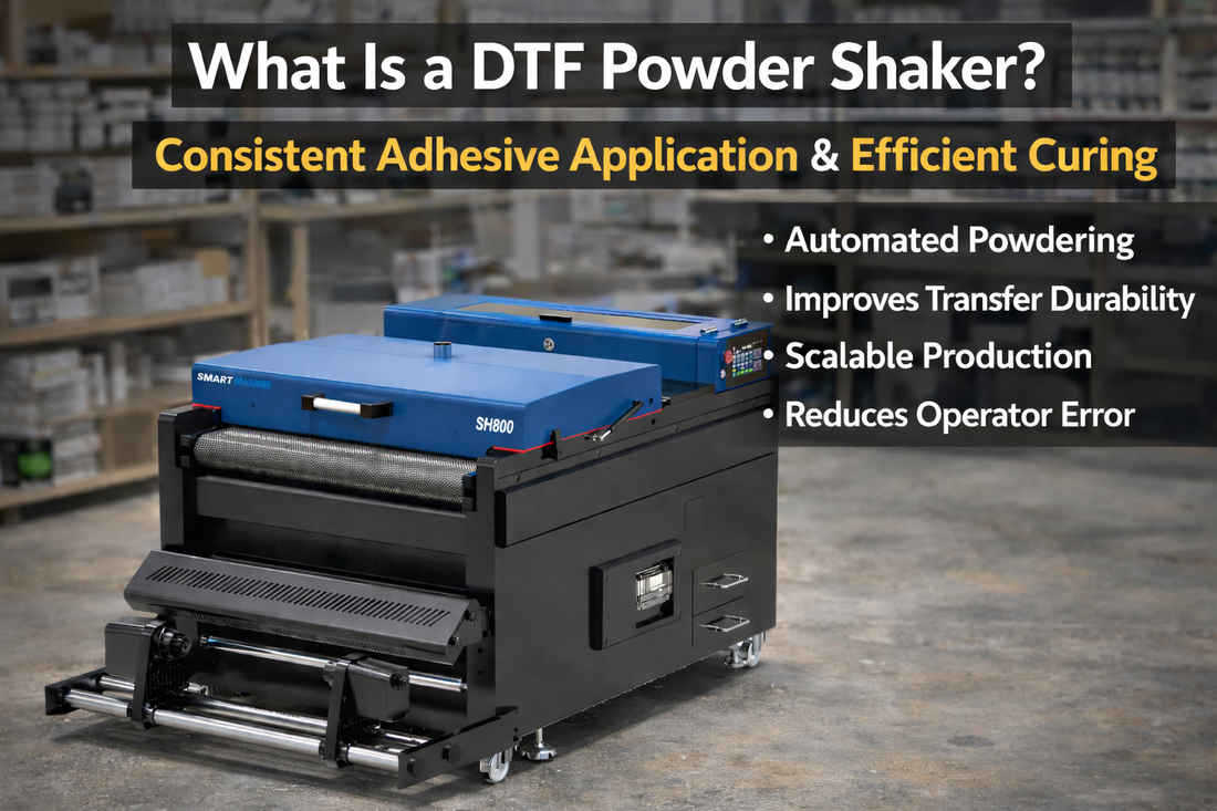 DTF Powder Shakers Explained | Consistent Adhesive Application Matters