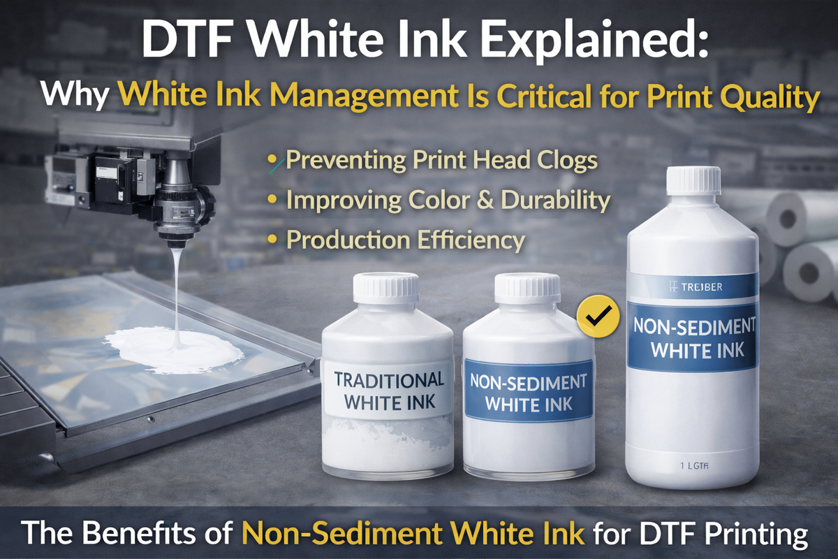 DTF White Ink Explained | Non-Sediment White Ink & Print Quality ...