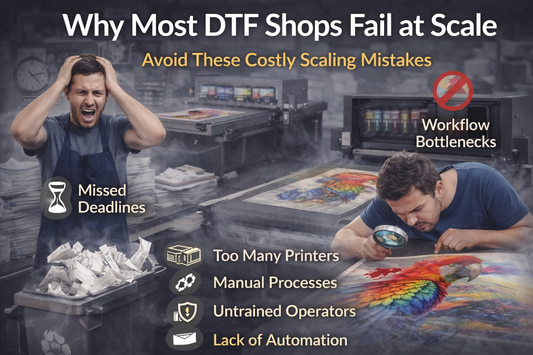 Why Most DTF Shops Fail at Scale (And How to Avoid It)