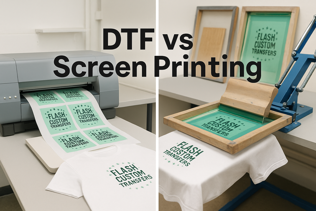 DTF vs. Screen Printing: Which is Right for Your Business?