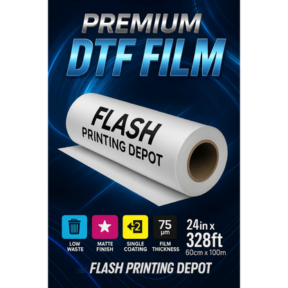 24in x 328ft DTF Instant Peel Film – Premium Direct to Film Transfer Film