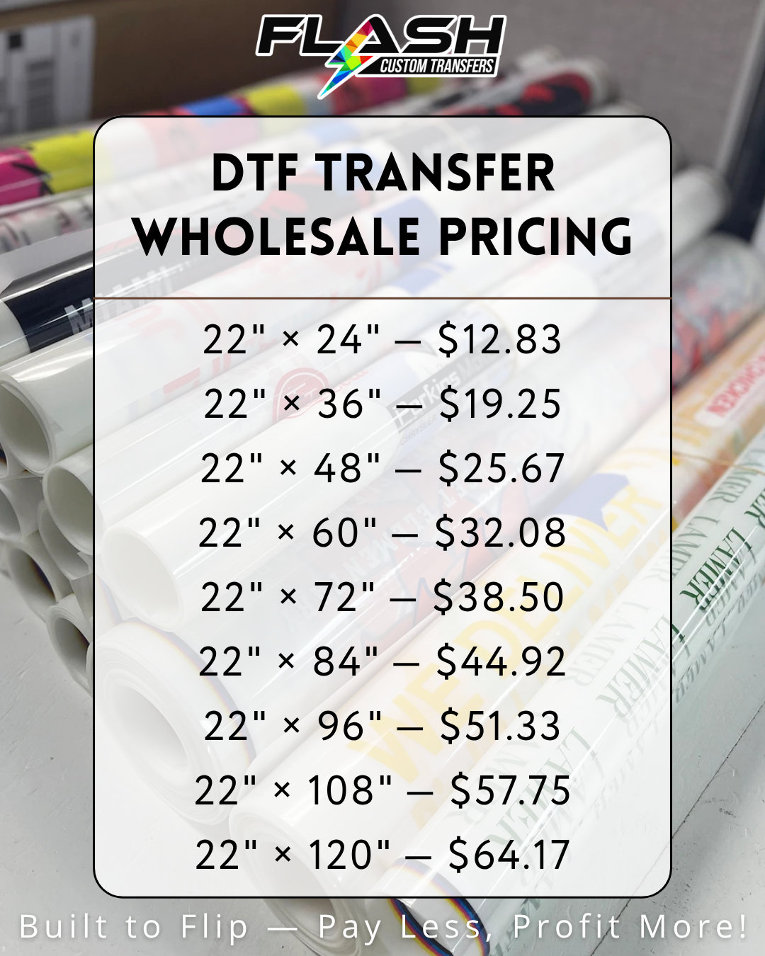Custom DTF Gang Sheets
