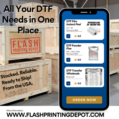 DTF TPU Powder – Hot Melt Adhesive, OEKO-TEX Certified | Flash Printing Depot