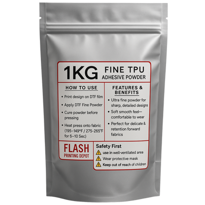 DTF TPU Powder – Hot Melt Adhesive, OEKO-TEX Certified | Flash Printing Depot