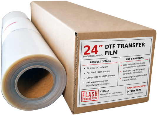 24in x 328ft DTF Instant Peel Film – Premium Direct to Film Transfer Film
