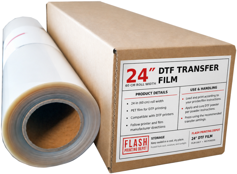 24in x 328ft DTF Instant Peel Film – Premium Direct to Film Transfer Film